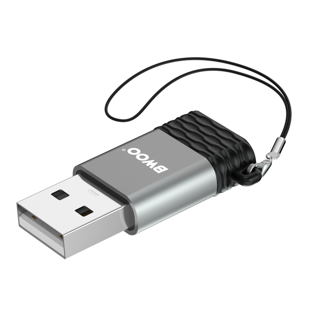 �BWOO adapter BZ-38 USB-C - USB szary OTG / 5