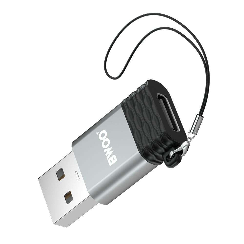 �BWOO adapter BZ-38 USB-C - USB szary OTG / 7