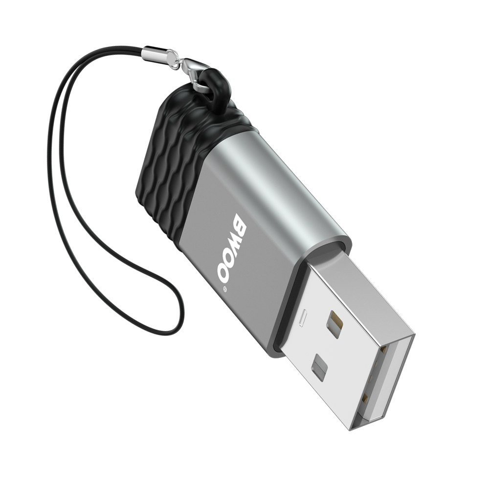 �BWOO adapter BZ-38 USB-C - USB szary OTG / 8