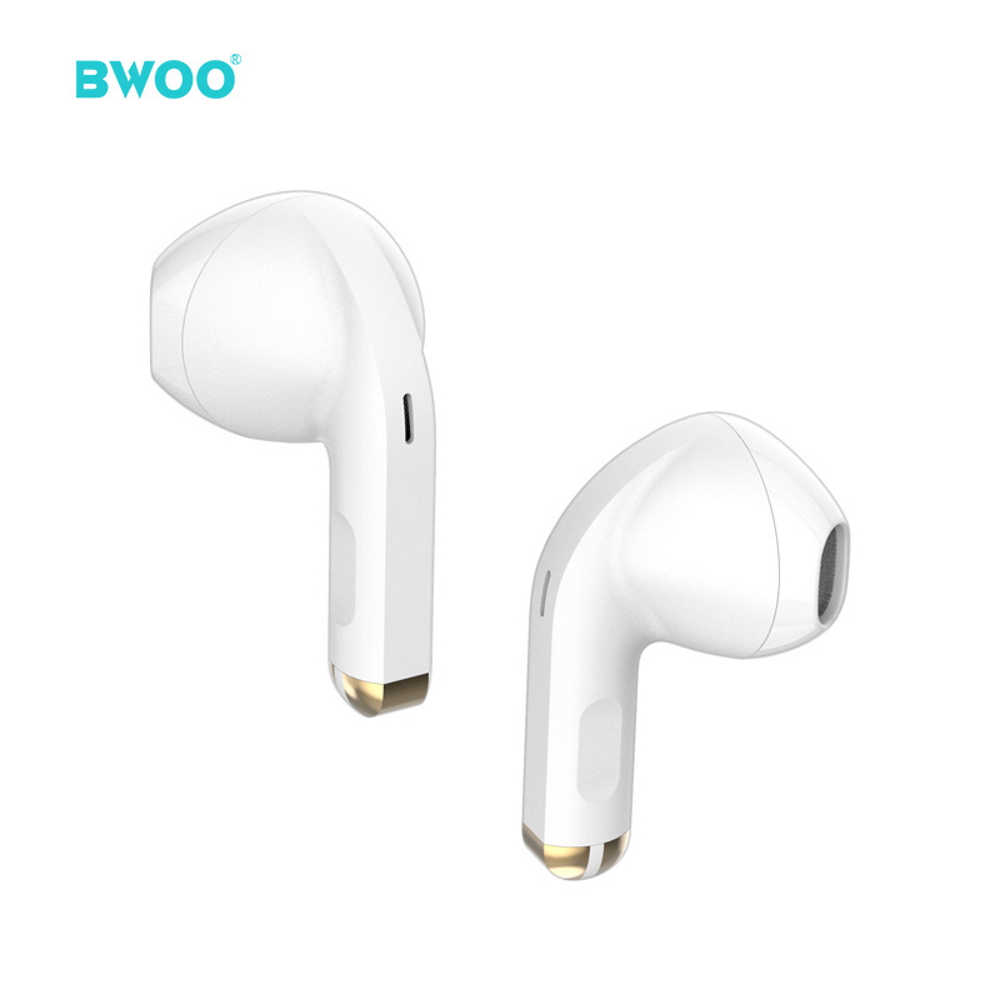�BWOO s�uchawki Bluetooth TWS BW66 bia�e douszne / 4
