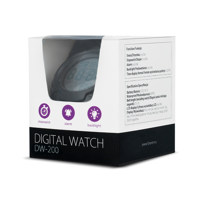 Zegarek cyfrowy Forever DW-200 / 4