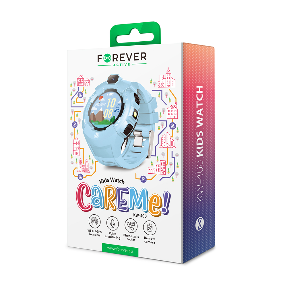 Zegarek GPS WiFi kids Forever Care Me KW-400 b��kitny / 3