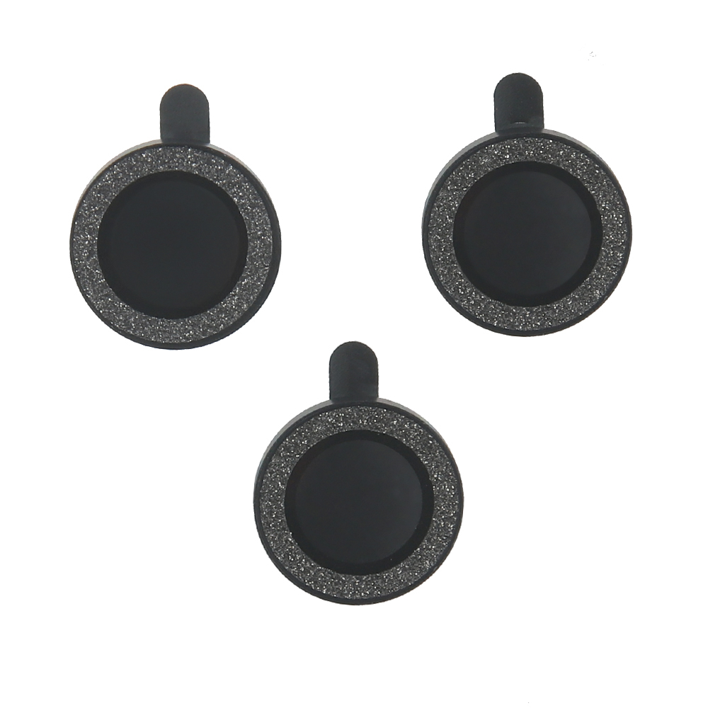 Zestaw szkie� na aparat black glitter (2 sztuki) Apple iPhone 14