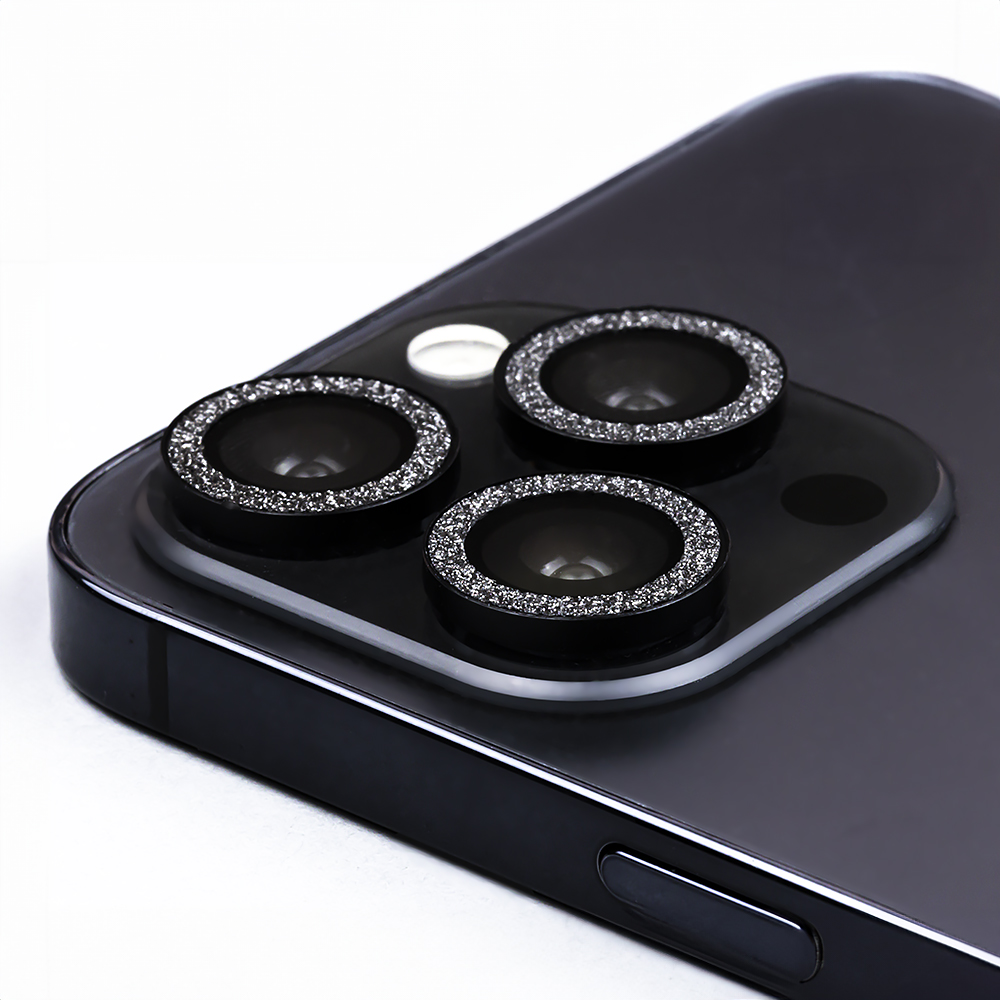 Zestaw szkie� na aparat black glitter (3 sztuki) Apple iPhone 11 Pro Max / 3