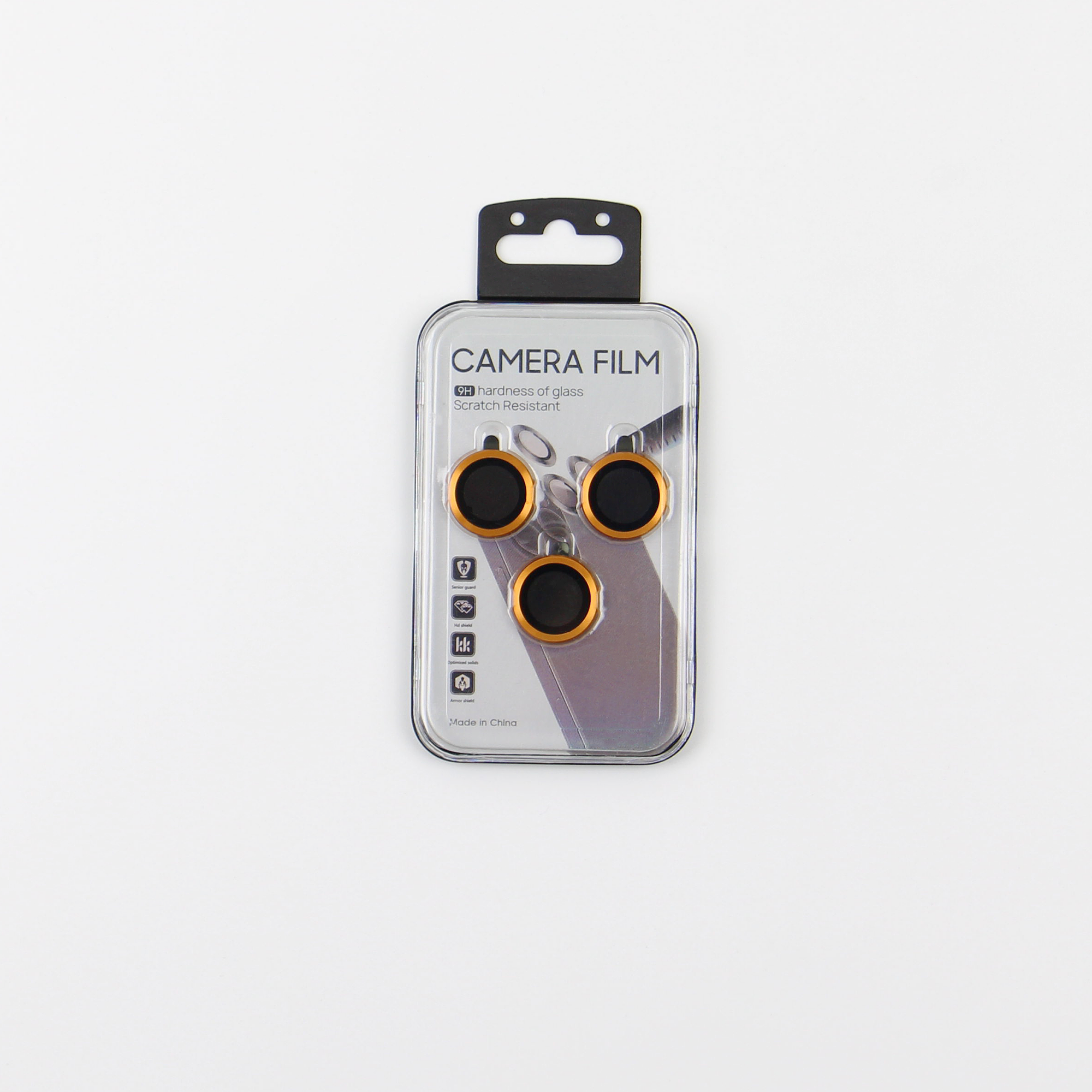 Zestaw szkie� na aparat pomara�czowy Apple iPhone 17 Pro / 2