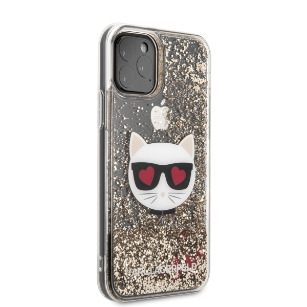  z�ote hard case Glitter Choupette Apple iPhone 12 Pro Max (6.7 cali) / 3