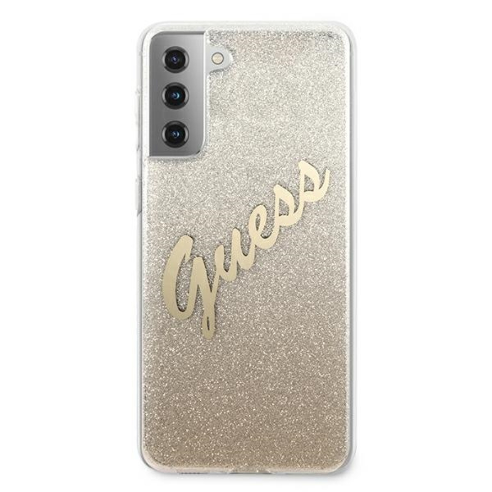  z�ote hard case Glitter Vintage Logo Samsung s21 Plus / 3