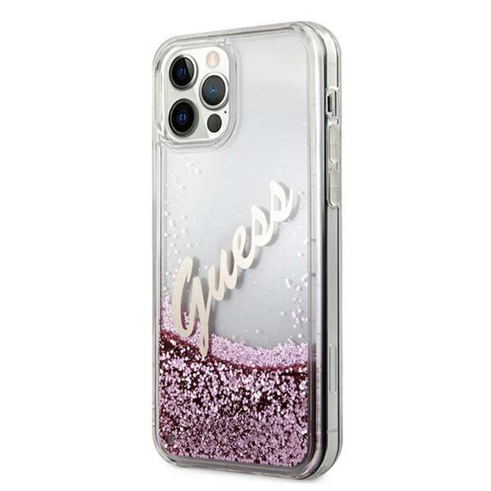  z�ote hard case Glitter Vintage Script Apple iPhone 12 Pro Max (6.7 cali) / 6