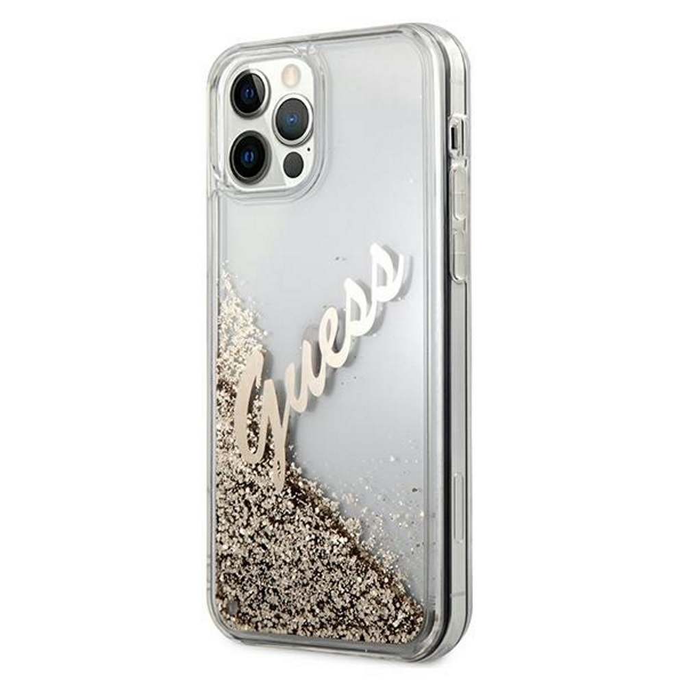  z�ote hard case Glitter Vintage Script Apple iPhone 12 / 2