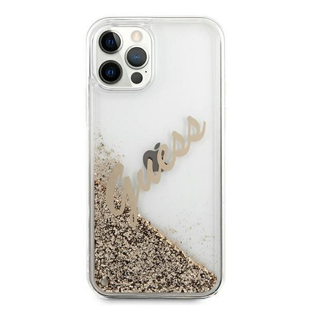  z�ote hard case Glitter Vintage Script Apple iPhone 12 / 3