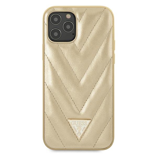  z�ote hard case V-Quilted Collection Apple iPhone 12 Pro Max (6.7 cali) / 3