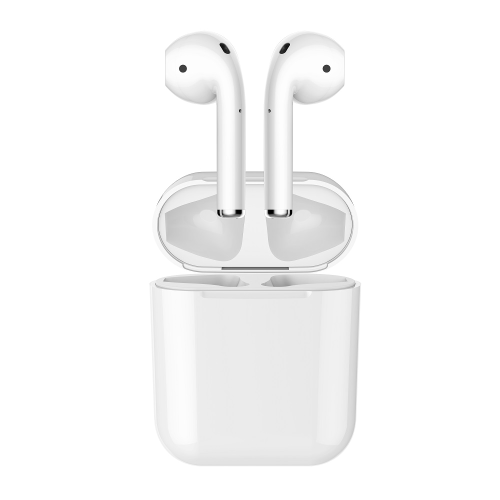 �S�uchawki bluetooth Devia TWS BT5.0 bia�e V5 / 4